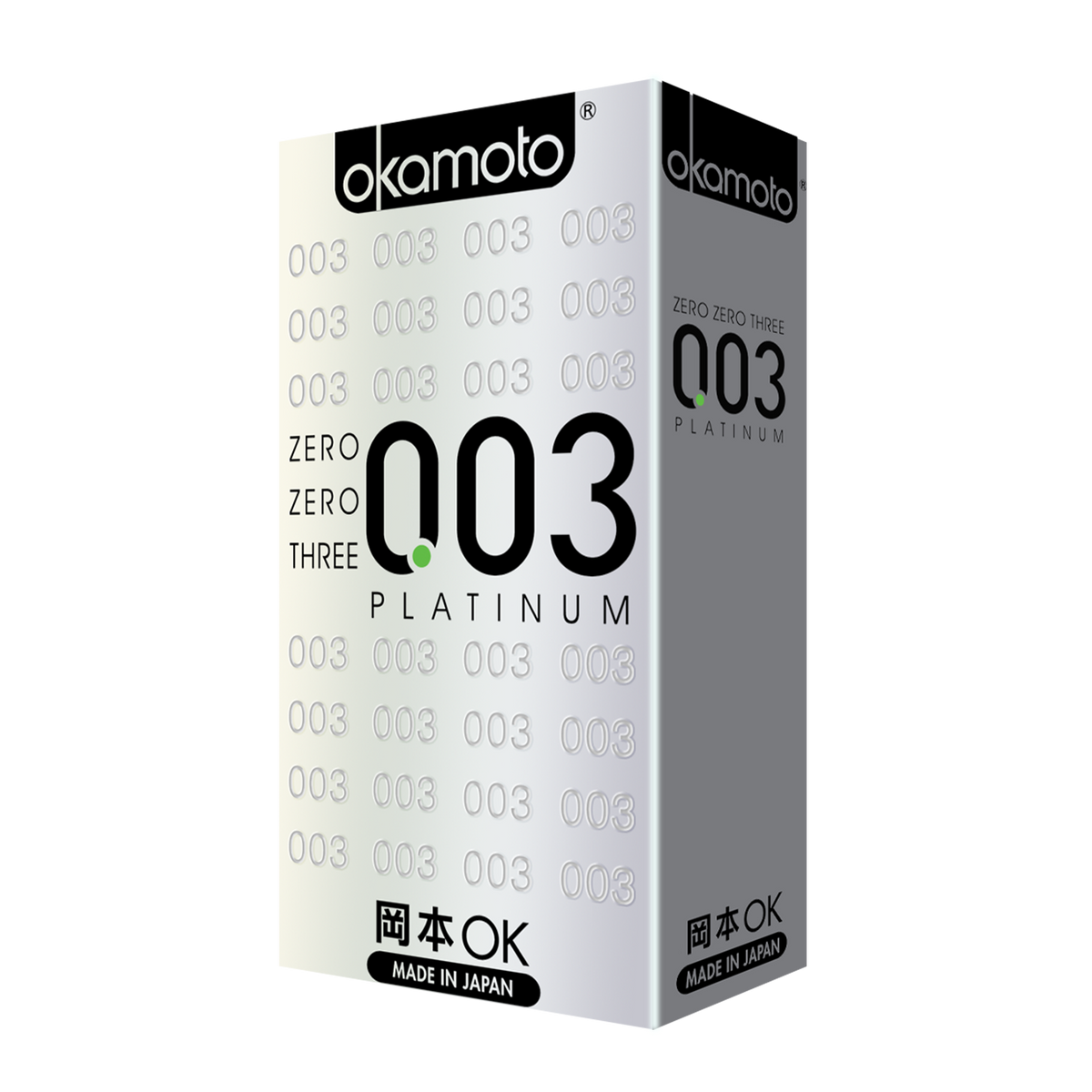 Okamoto 003 Platinum Condom 10s | Okamoto Global