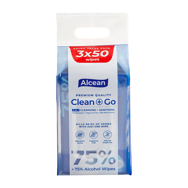 Alcosm Disinfectant Wipes 50s (Bundle of 3s)