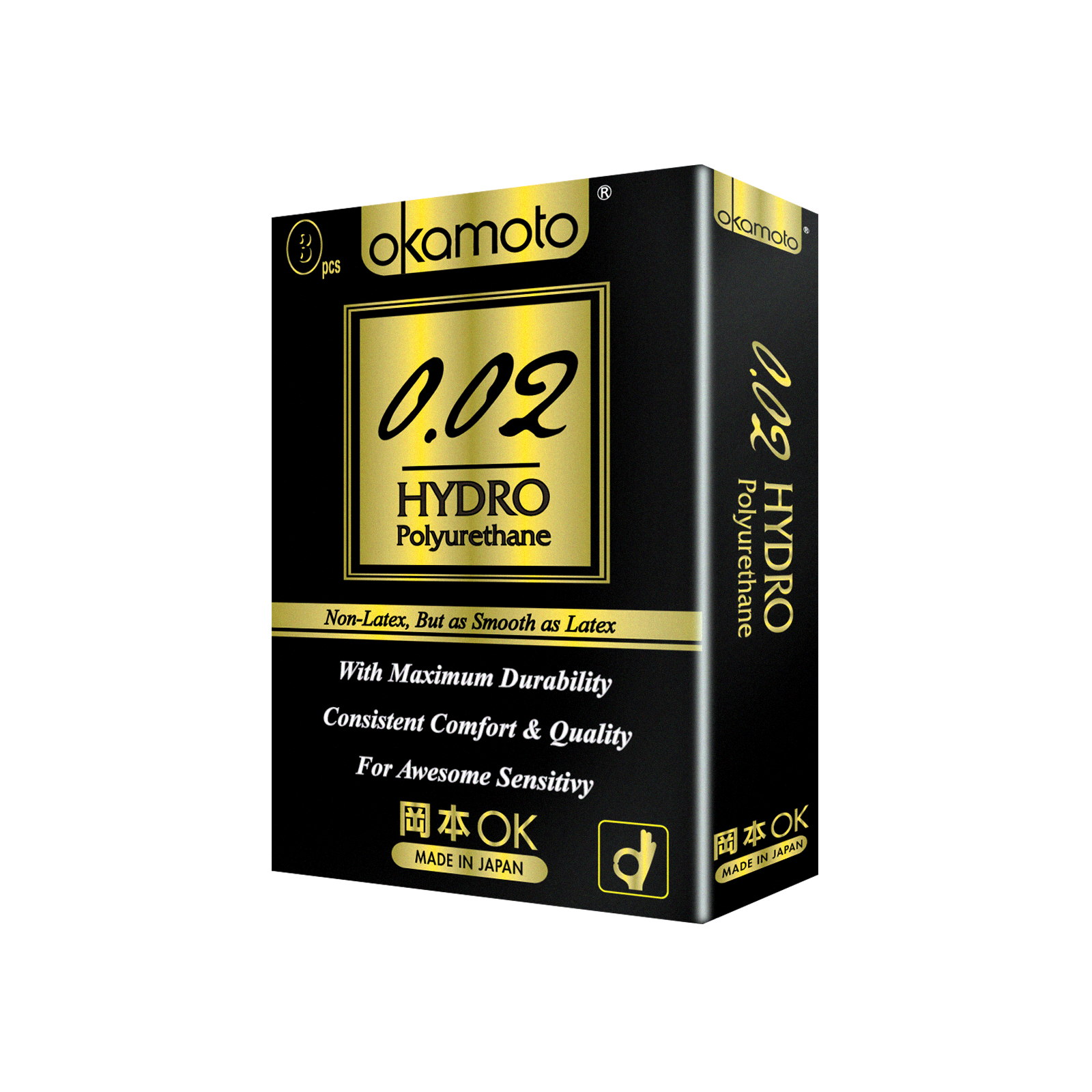 Okamoto 002 Hydro Polyurethane Condom 3s | Okamoto Global Okamoto 002 Hydro Polyurethane Condom 3s | Okamoto Global