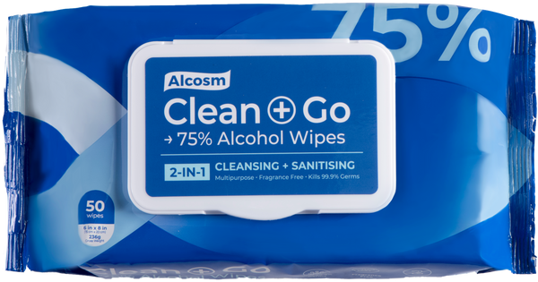 Alcosm Disinfectant Wipes 50s