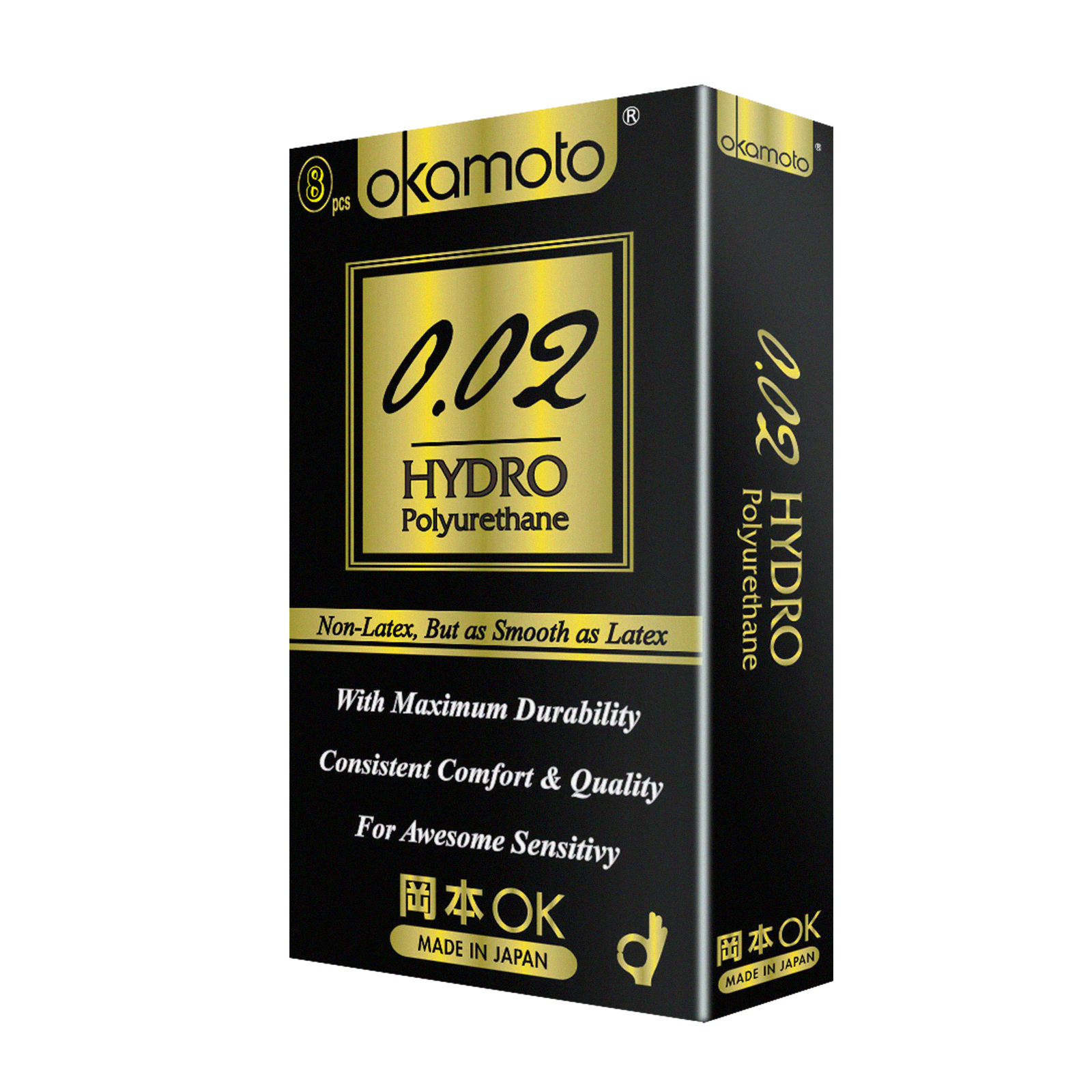Okamoto 002 Hydro Polyurethane Condom 8s | Okamoto Global Okamoto 002 Hydro Polyurethane Condom 8s | Okamoto Global