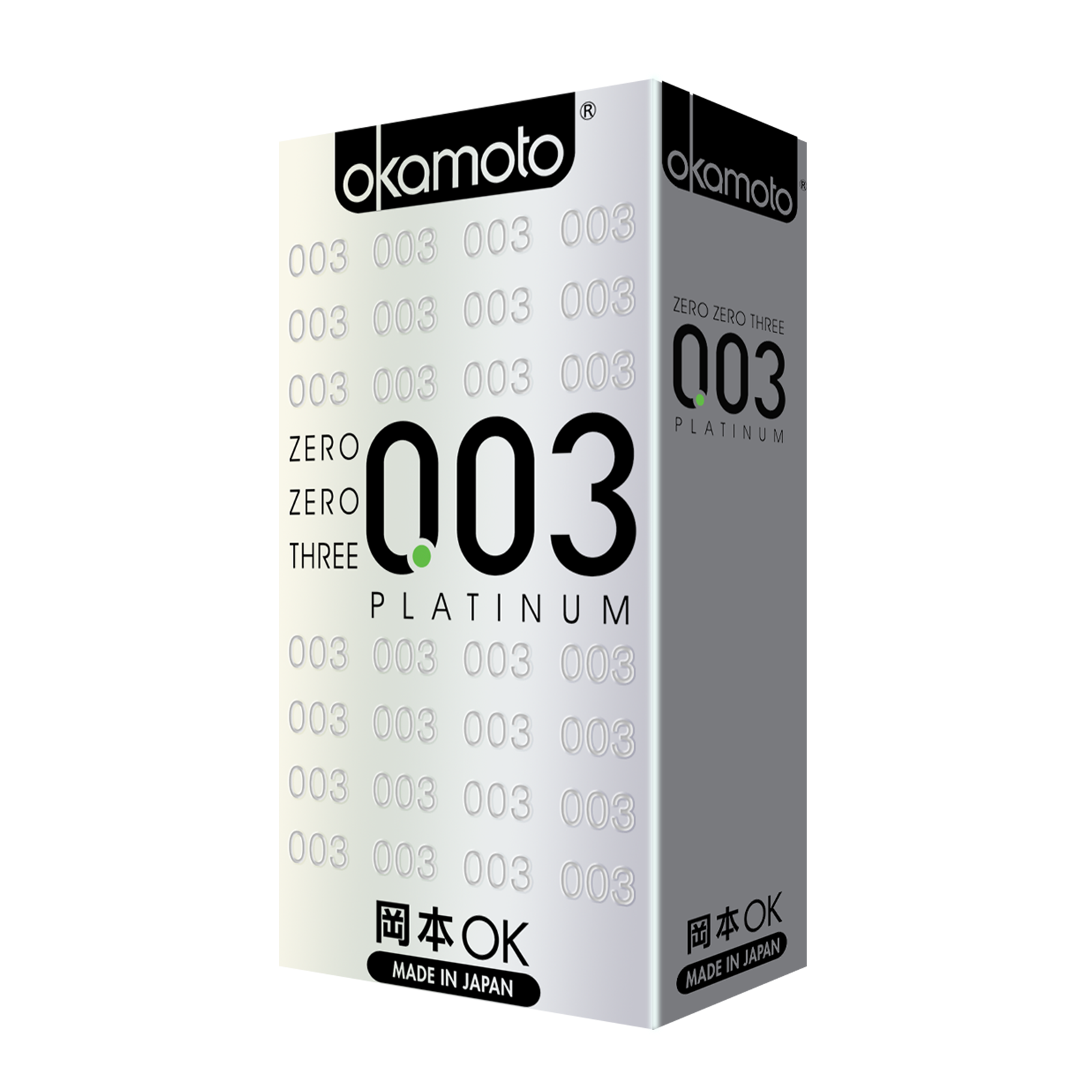 Okamoto 003 Platinum Condom 10s | Okamoto Global