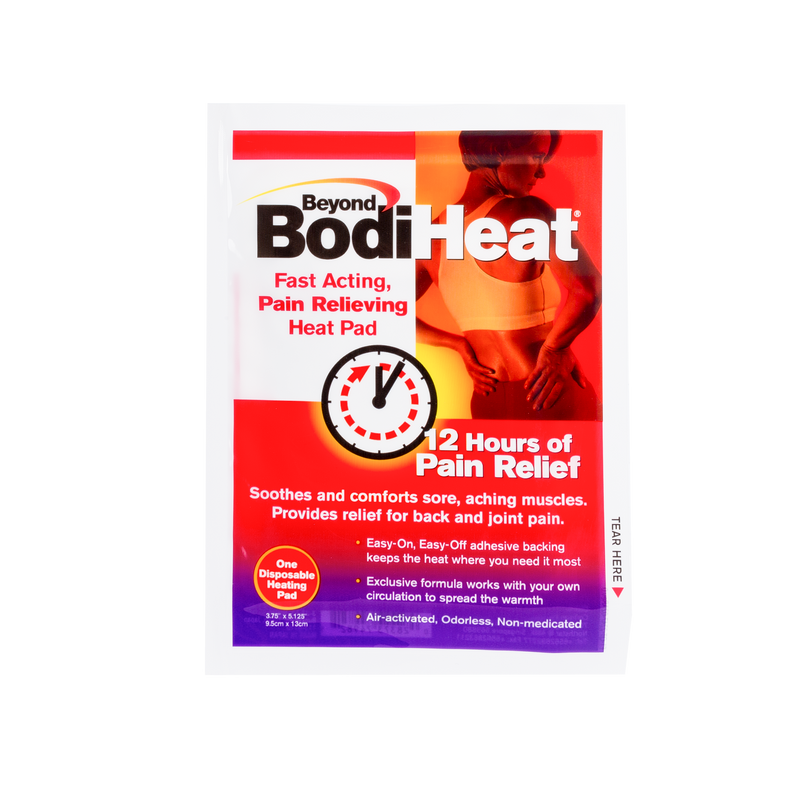 BodiHeat Fast Acting Pain Relieving Heat Pad 1s